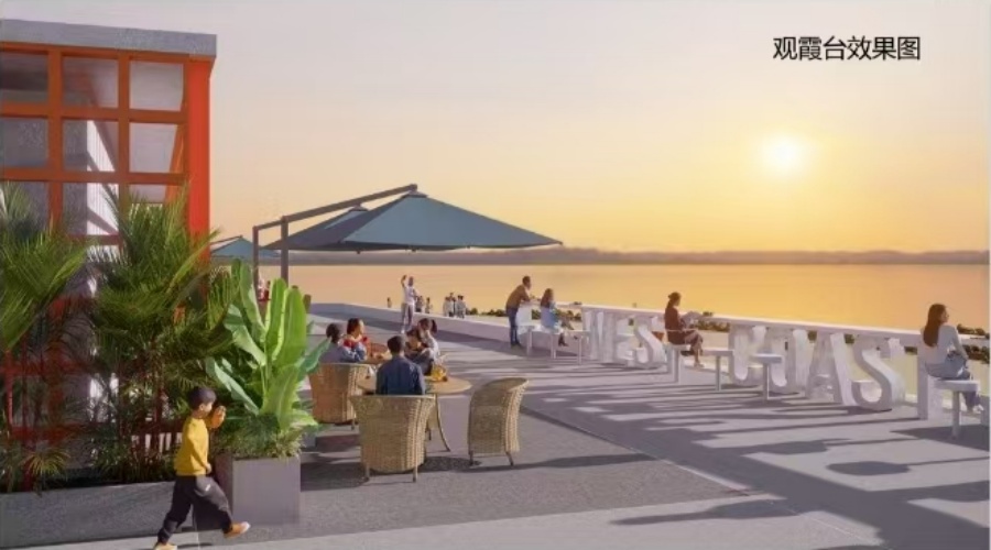 飾紀(jì)上品UHPC廠家-海南海口岸線UHPC坐凳與吧臺工程案例