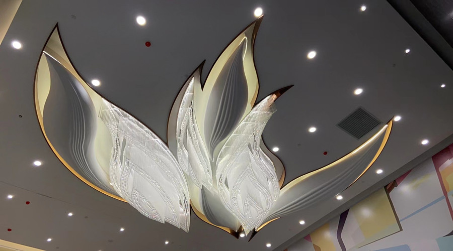 廣墾天河商業中心GRG仿葉子項目