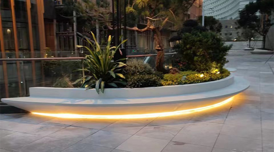 珠海博創(chuàng)總部大廈GRC坐凳項目 珠海博創(chuàng)總部大廈GRC坐凳項目