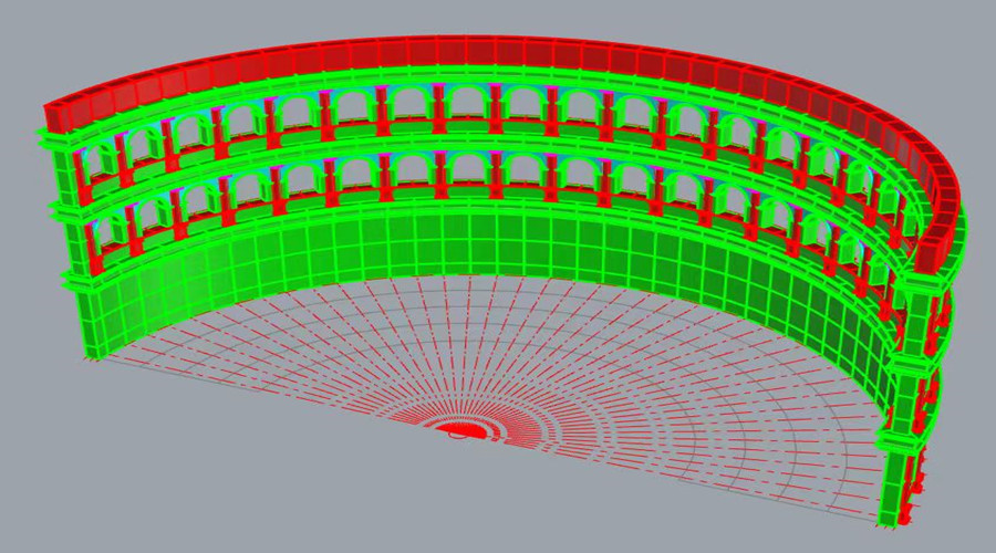 出口印度GRC幕墻GRC羅馬柱項目 出口印度GRC幕墻GRC羅馬柱項目
