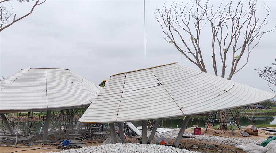 三亞海棠灣UHPC預制構(gòu)件遮陽立面掛板項目 三亞海棠灣UHPC預制構(gòu)件遮陽立面掛板項目