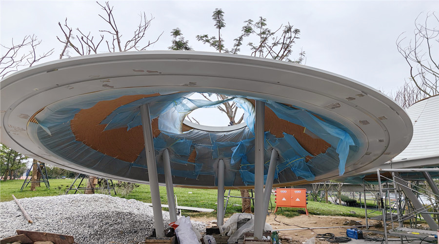 三亞海棠灣UHPC預制構(gòu)件遮陽立面掛板項目 三亞海棠灣UHPC預制構(gòu)件遮陽立面掛板項目