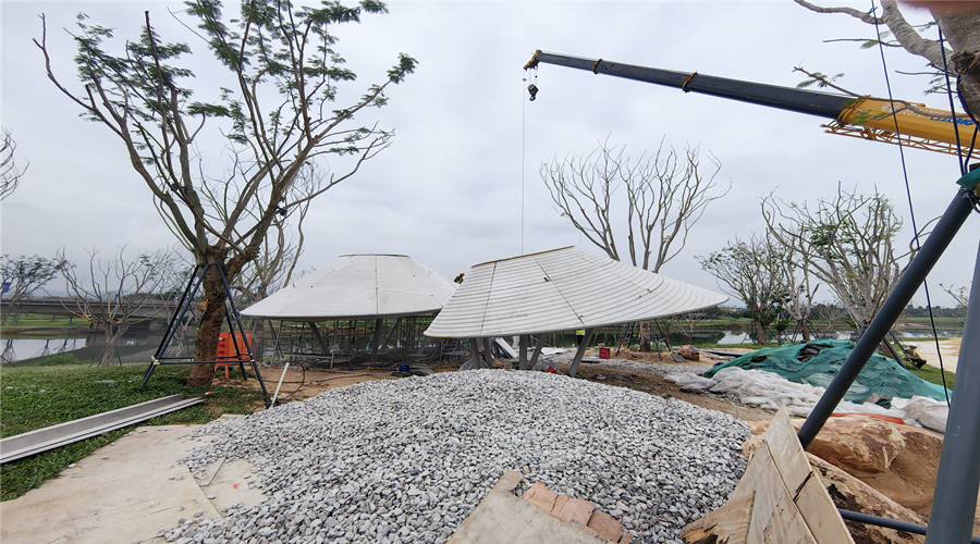 三亞海棠灣UHPC預制構(gòu)件遮陽立面掛板項目 三亞海棠灣UHPC預制構(gòu)件遮陽立面掛板項目