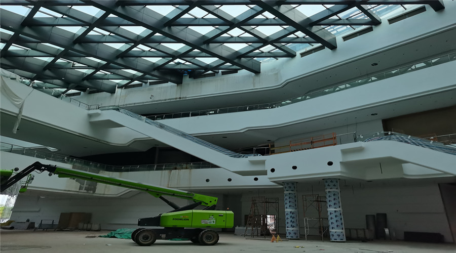 GRG中庭攔河造型 GRG中庭攔河造型