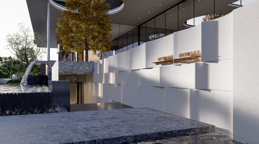 終南山寨GRC幕墻板構件工程 終南山寨GRC幕墻板構件工程