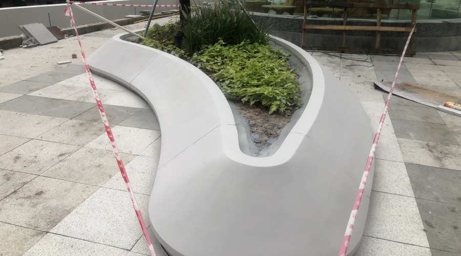 GRC花池坐凳 GRC花池坐凳